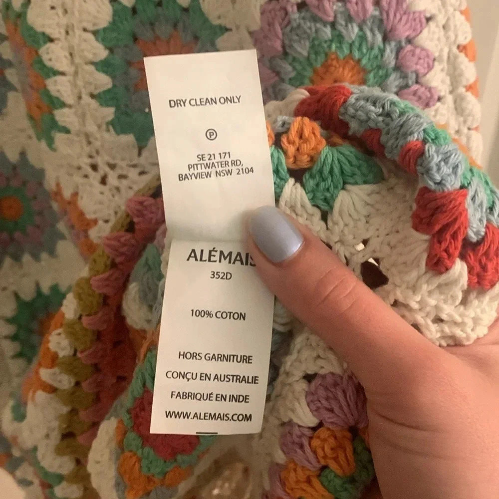ALEMAIS crochet midi dress - Picture 7 of 8